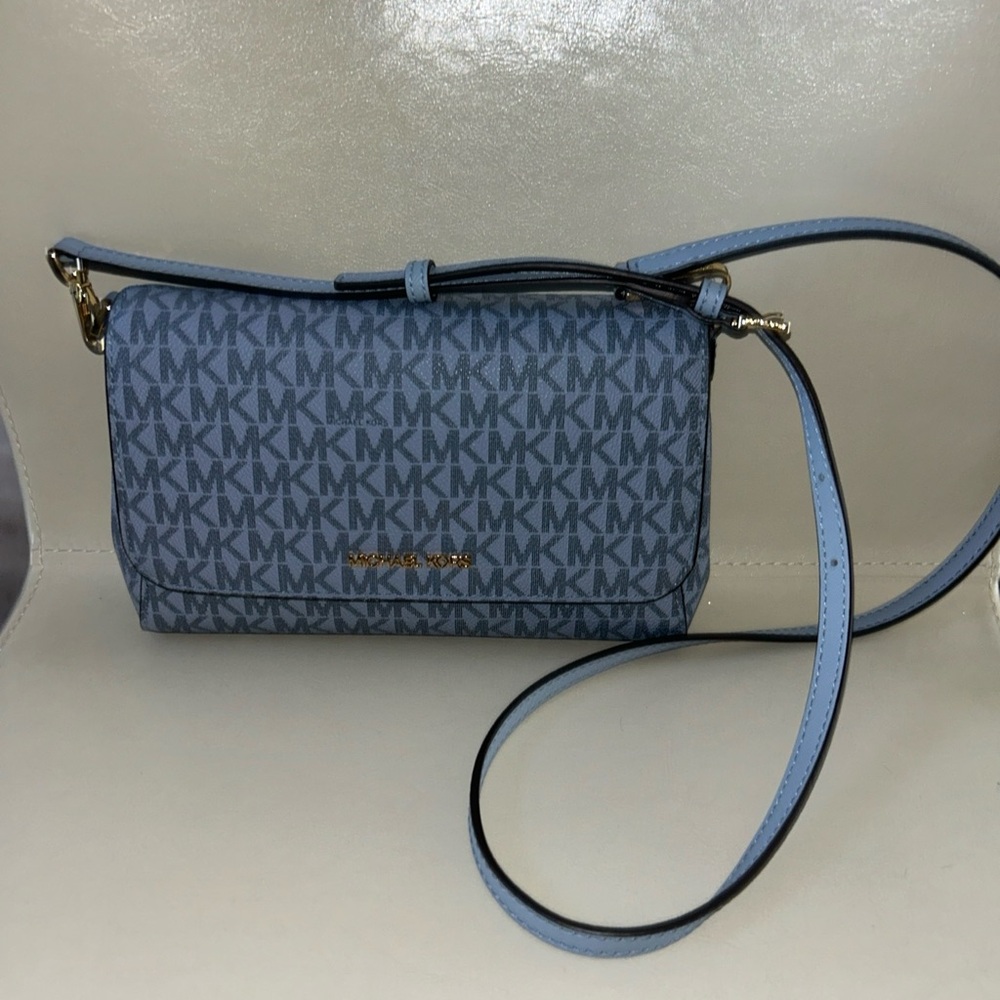 Michael Kors signature blue Crossbody bag